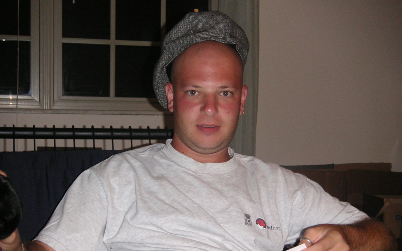 Me hatted and sunburned